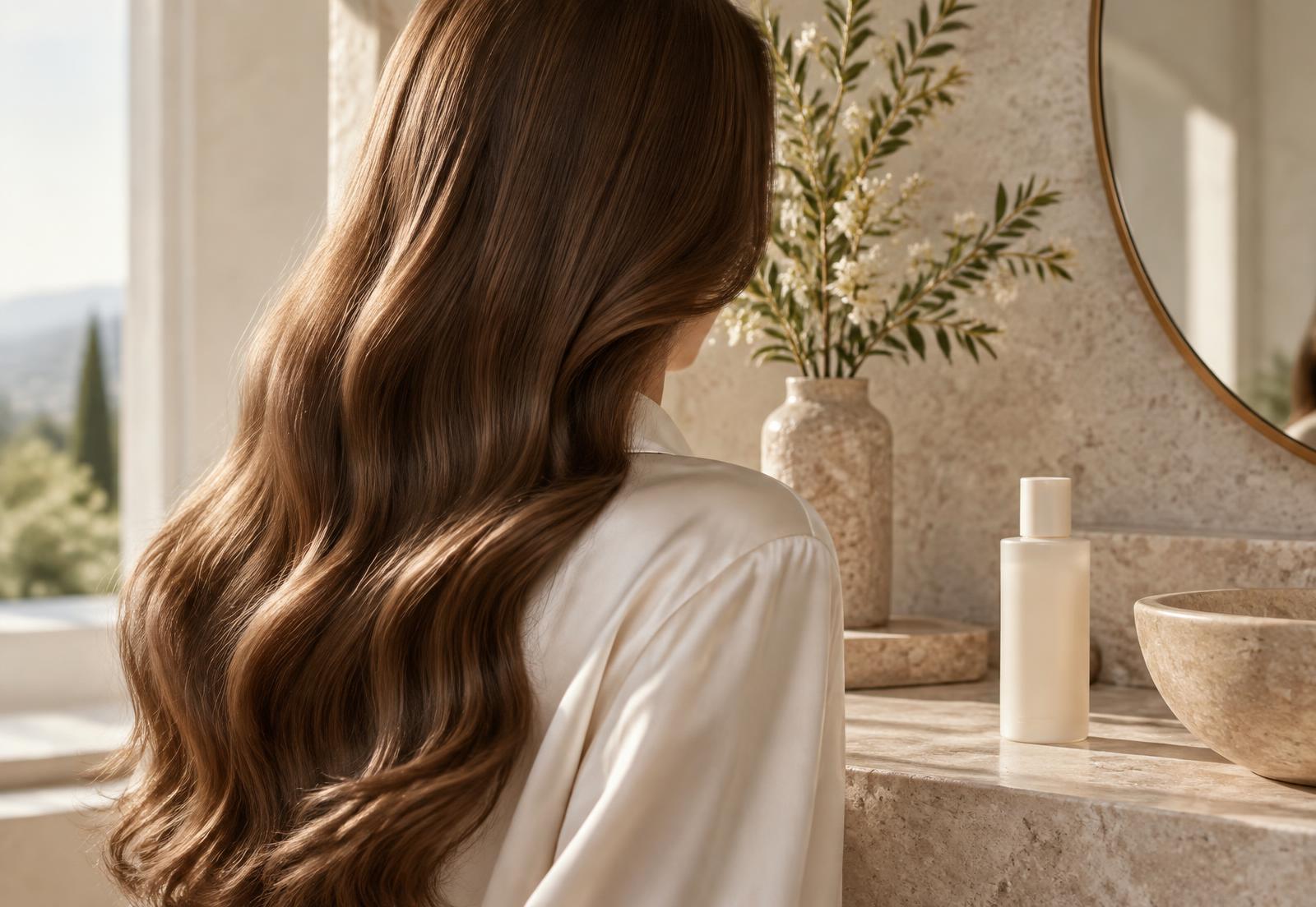 Healthy glossy hair
